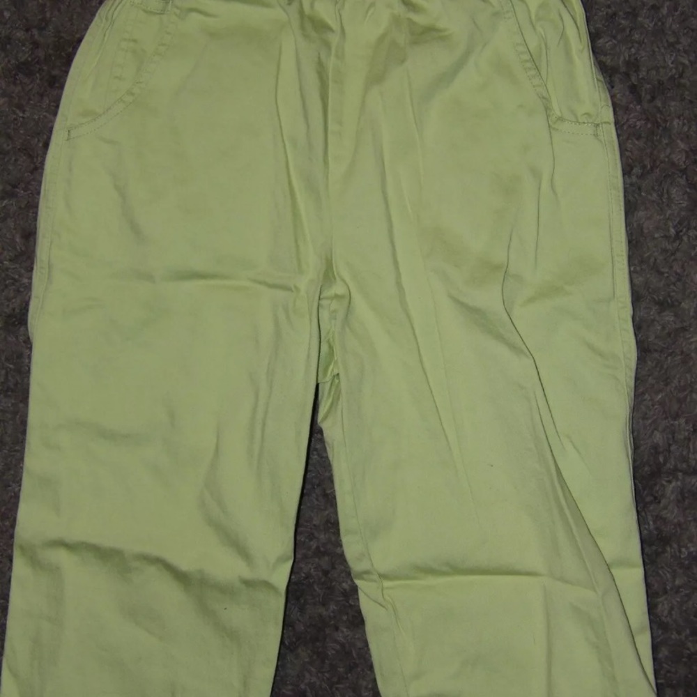 Lime Green Scrub-like Pants